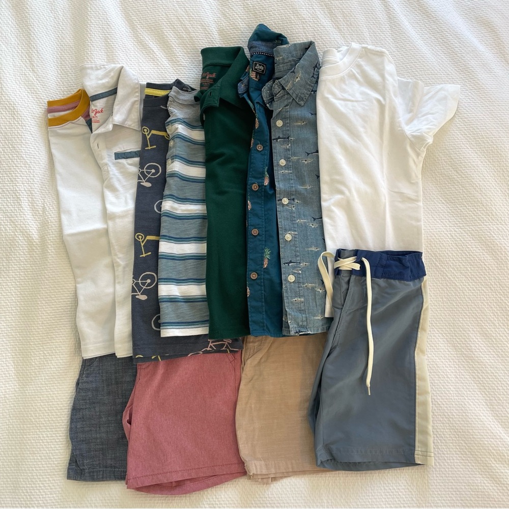 Boys Shorts and Tees Summer Bundle Size 6